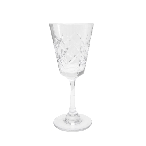 372 - To be sold without reserveProperty of a Lady20th Century

5 cut crystal goblets 
6 crystal pudd... 