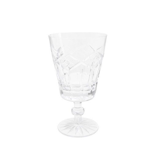 372 - To be sold without reserveProperty of a Lady20th Century

5 cut crystal goblets 
6 crystal pudd... 