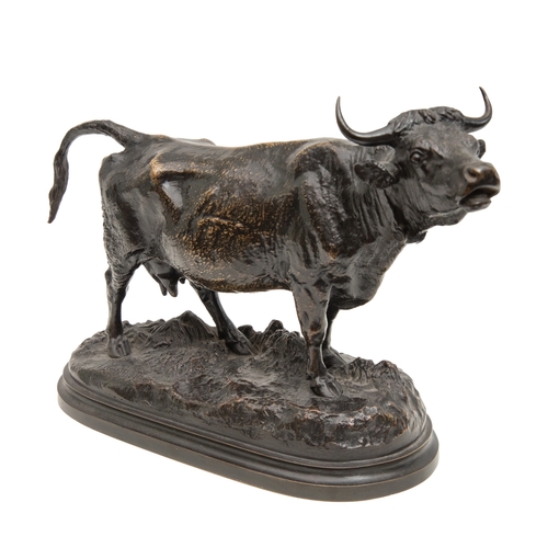 84A - Property of a GentlemanIsidore-Jules Bonheur (1827-1901)Lowing Cowc. 1860BronzeDimensions:6.3 in. (H... 