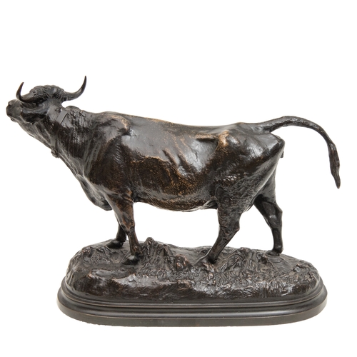 84A - Property of a GentlemanIsidore-Jules Bonheur (1827-1901)Lowing Cowc. 1860BronzeDimensions:6.3 in. (H... 