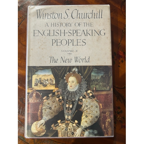 475 - Winston S. Churchill1st Edition'History of the English-Speaking peoples'Dust JacketsVolumes I, II, I... 