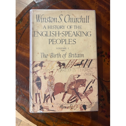 475 - Winston S. Churchill1st Edition'History of the English-Speaking peoples'Dust JacketsVolumes I, II, I... 