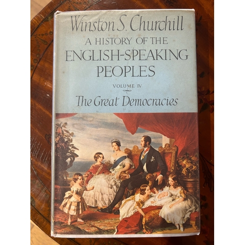 475 - Winston S. Churchill1st Edition'History of the English-Speaking peoples'Dust JacketsVolumes I, II, I... 