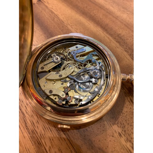 104A - Property of a LadySwitzerland ca. 188018ct gold continental Repeater pocket watch by Ixora in origin... 