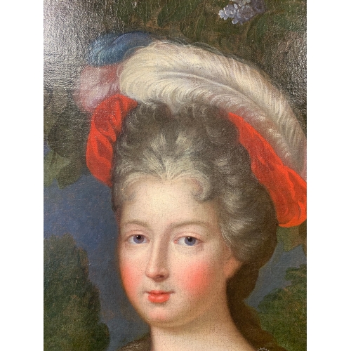 135 - Property of a GentlemanPierre Gobert (1662 - 1744)A portrait of the Duchess of Burgundy Oil on canva... 