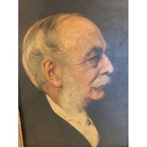 269 - Property of a GentlemanArnold G. Mountfort (1843 - 1942)A portrait of Albert I. BossOil on canvasIn ... 