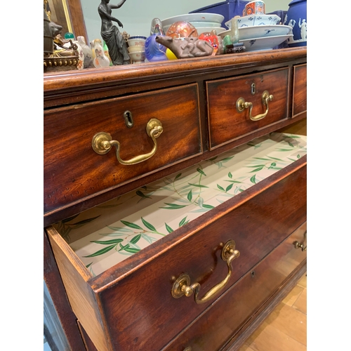 28 - Property of a gentlemanEarly 19th CenturyA Scottish mahogany chest of drawers With three main drawer... 