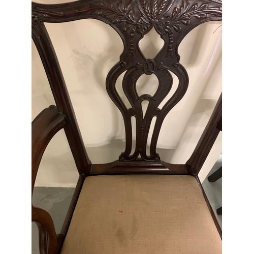 31 - To be sold without reserveProperty of a gentlemanGeorge III chairCarved mahogany Dimensions:38 in. (... 