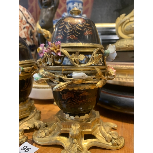 96 - Property of a LadyFrench18th CenturyAttributed to Marchand Mercier A fine near pair of ormolu a... 