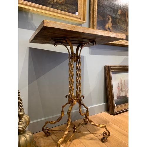 1 - To be sold without reserveProperty of a Lady20th CenturyAn ormolu twist-leg occasional table, with d... 