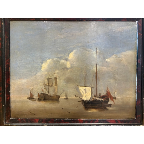 176 - Property of a GentlemanDutch18th CenturyA Stormy Naval Battle SceneOil on canvasDimensions:(Canvas) ... 