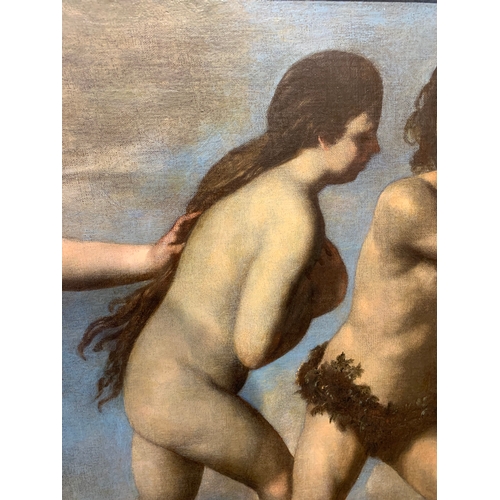 184 - Property of a GentlemanCircle of Guido Reni Italian17th CenturyThe expulsion of Adam and Eve fr... 