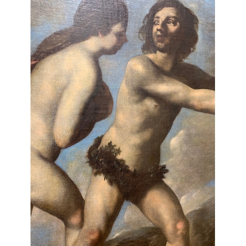 184 - Property of a GentlemanCircle of Guido Reni Italian17th CenturyThe expulsion of Adam and Eve fr... 