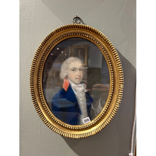 295 - Property of a gentlemanH. D. Hamilton (1739 - 1808)Portrait of Lieutenant William Jeffrey (1793)Past... 