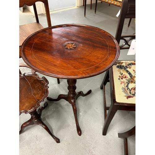 55 - Property of a GentlemanAntiqueFive items of brown furnitureTo include: [a] 19th Century, A maho... 