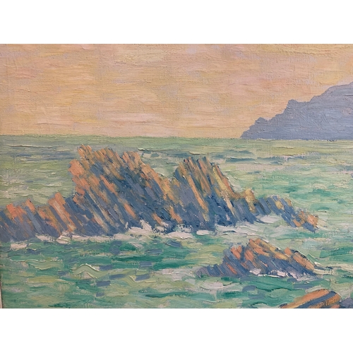 226 - Property of a GentlemanVernon Southward (1911 - 1981)Sunrise at Land's End, 1967Oil on canvasSigned,... 