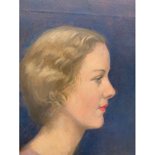 231 - Property of a GentlemanJohn Crealock (1871 - 1959)A portrait of Miss Griselda Gould (1936)Oil on can... 