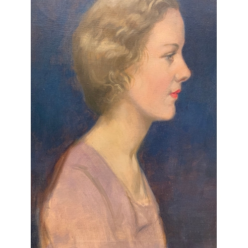 231 - Property of a GentlemanJohn Crealock (1871 - 1959)A portrait of Miss Griselda Gould (1936)Oil on can... 