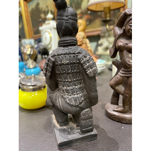 369 - To be sold without reserveProperty of a Lady

Chinese, 19th Century, A soapstone statue of... 