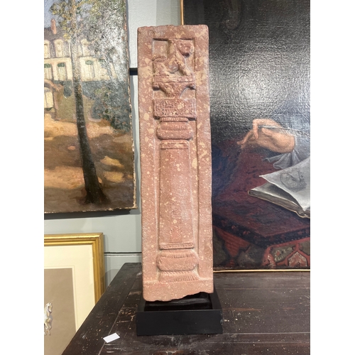 78 - Property of a deceased gentlemanCentral Indian10th - 13th CenturyA red stone carving of a female dei... 