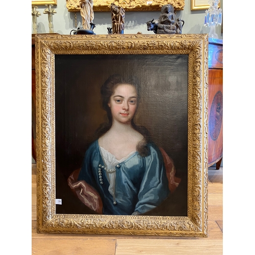 126 - Property of a GentlemanCircle of Michael DahlBritish17th/18th CenturyA portrait of a young girlOil o... 