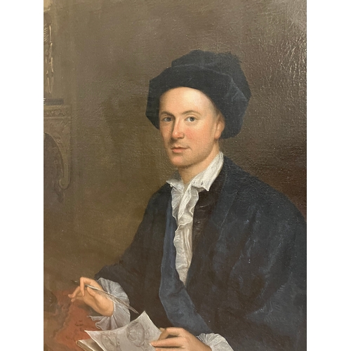 142 - Property of a gentleman of ChelseaGabriel Mathias (1719 - 1804)A portrait of a surgeon seated with a... 