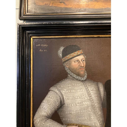 188 - Property of a GentlemanAttributed to Rowland Lockey (c. 1565-1616)c. 1602A double portrait of Edward... 