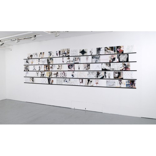 23 - Emma Talbot (b. 1969)Pictures From My Heart (2009-2010)Installation of 66 drawings, watercolour and ... 