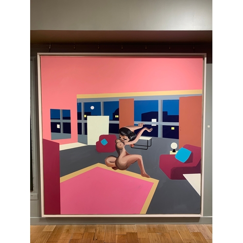 33 - Daniel Coombs (b.1971)Room III (Naked) (1995)Oil and acrylic on canvasTo be sold without reserveProp... 