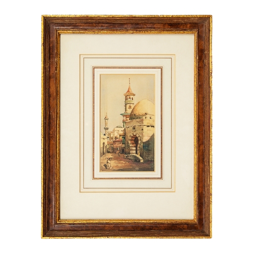 173 - CroftA pair of orientalist views of mosques (1932)Watercolour on paperOne signed and dated, lower ri... 