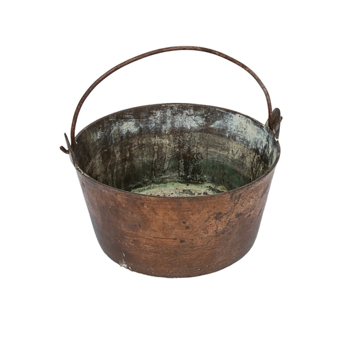 270 - 19th Century or earlierAn assortment of domestic itemsTo include:[a] A brass bucket[b] A brass-bound... 