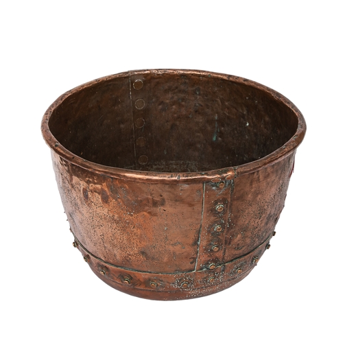 270 - 19th Century or earlierAn assortment of domestic itemsTo include:[a] A brass bucket[b] A brass-bound... 