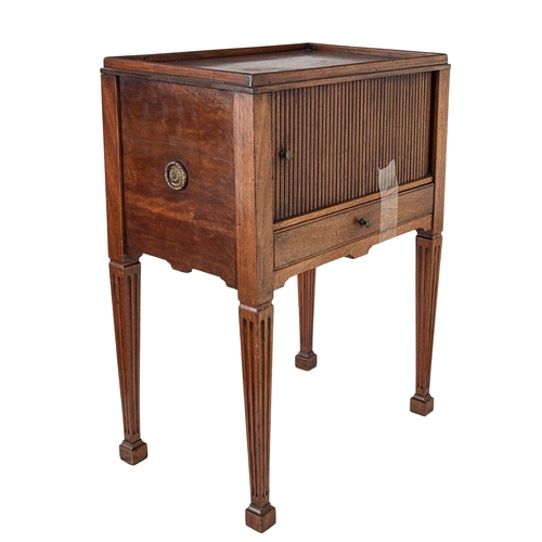 278 - To be sold without reserveProperty of a Gentleman Collector19th CenturyA bedside tableWith articulat... 