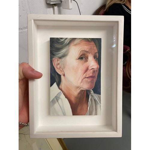 453 - Dean Marsh (b. 1968)Portrait of Jane GoodwinOil on panelProperty of a Gentleman Dimensions:(Frame) 1... 