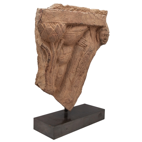 480 - IndiaCirca 1100An architectural frieze fragmentDimensions:(Sculpture) 15 in. (H) x 12 in. (W) x 3 in... 