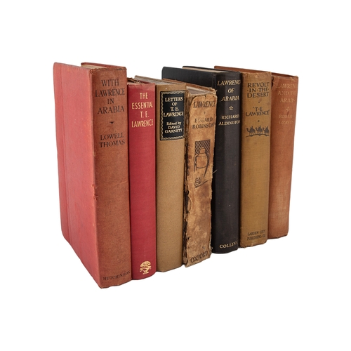 501 - A collection of seven books relating to T. E. Lawrence[a] Lowell Thomas, 'With Lawrence In Arabia'[b... 