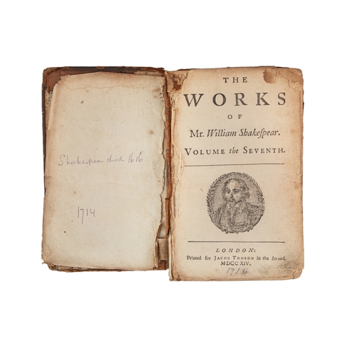 508 - The works of Mr. William Shakespeare7th volume1714 (King Lear, Othello, Anthony and Cleopatra, Cymbe... 