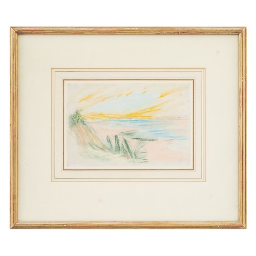 538 - Property of a Lady Hercules Brabazon Brabazon (1821 - 1906)Four pastel drawings of European subject ... 