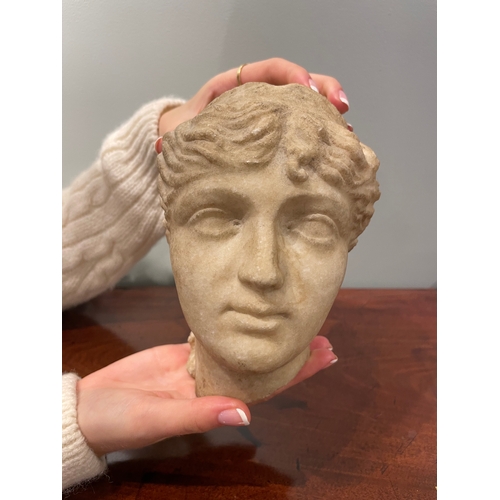 142 - Roman (?)1st Century ADA marble head of a ladyProperty of an academic collectorDimensions... 