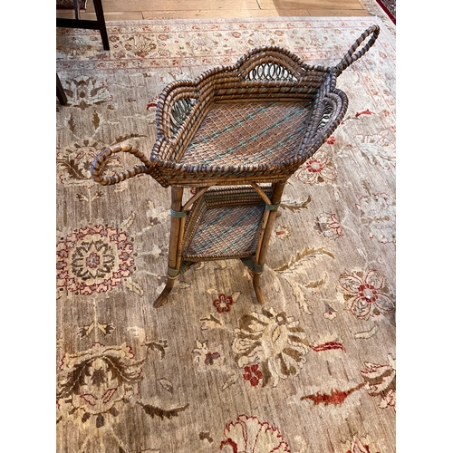 271 - To be sold without reserveProperty of a Gentleman CollectorEarly 20th CenturyA rattan basket tableDi... 