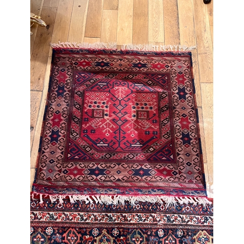 295 - Two small early- to mid-twentieth century rugs