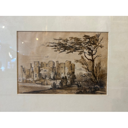 414 - Late 18th centuryA Ruined Castle, possibly Kenilworth CastleWatercolour on paperProperty of a N... 