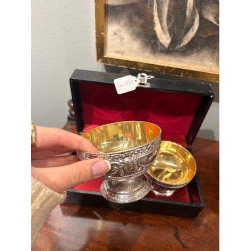 550 - To be sold without reserveProperty of a Gentleman20th CenturyContinentalA pair of silver and gilt di... 