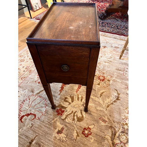 278 - To be sold without reserveProperty of a Gentleman Collector19th CenturyA bedside tableWith articulat... 