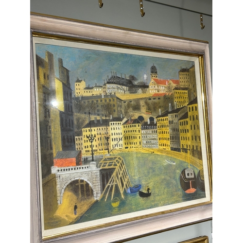 404 - Property of a GentlemanJ. Hugo (1894 - 1984)A canal sceneSigned bottom rightPastel on paperDimension... 