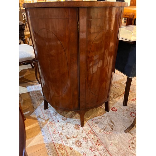 199 - English, c. 1790A mahogany Sheraton period D-front commodeProperty of a gentlemanDimensions:37 in. (... 