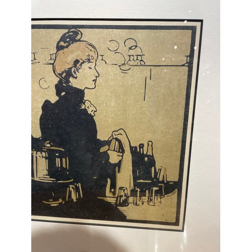 454A - Property of a Lady Sir William Nicholson (1872 - 1949)Barmaid (Any Bar), 1898From the popular editio... 