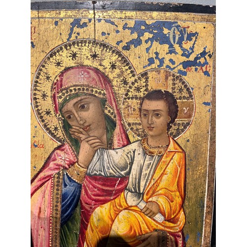 368 - Venetian-Cretan SchoolLate Byzantine or laterThe Mother of GodOil and tempera on panelProperty of a ... 