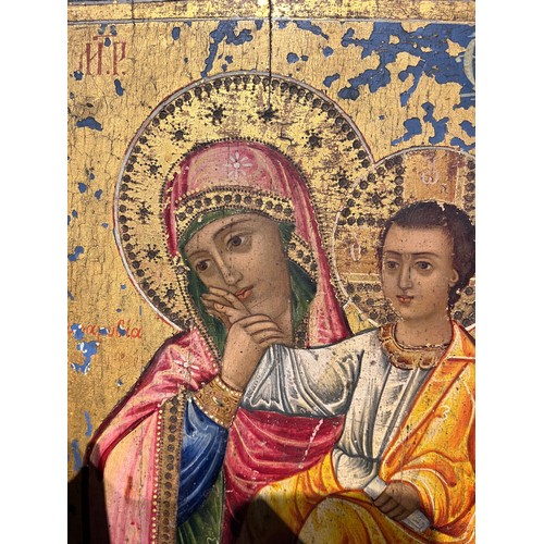 368 - Venetian-Cretan SchoolLate Byzantine or laterThe Mother of GodOil and tempera on panelProperty of a ... 