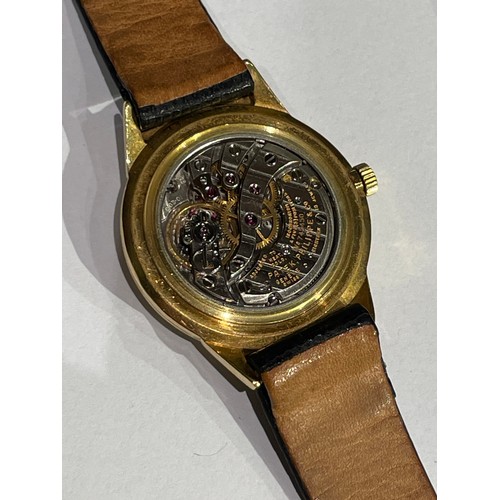 136 - Patek PhilippeCirca 1950An 18 carat gold slimline gentleman's wristwatchWith subsidiary second dial1... 